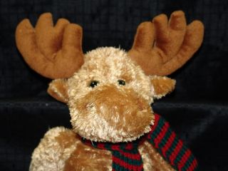 Ganz Heritage Christmas Reindeer Moose Morton Plush Toy