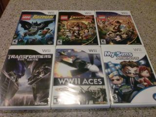  Wii Games Lot 6 Games