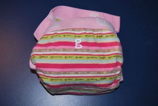 gDiapers Cover with Liner Good Vibe Pink Medium