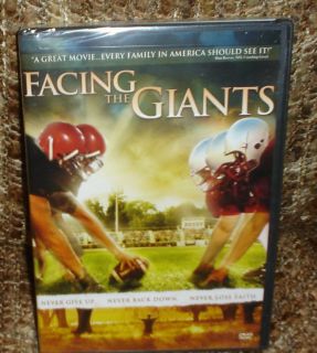 Facing The Giants DVD New and SEALED Special Features Deleted Scenes
