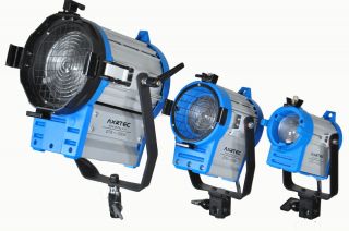 Three Fresnel Lights Kit photography studio video tungsten camera as