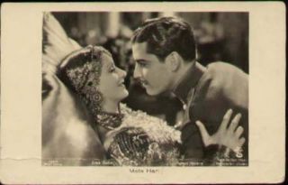 Movie Greta Garbo Novarro in Mata Hari Ross Postcard