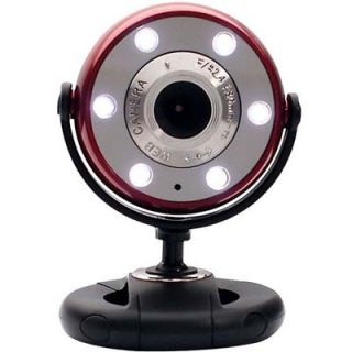 Gear Head WC1200RED Webcam   Red, Black   USB New