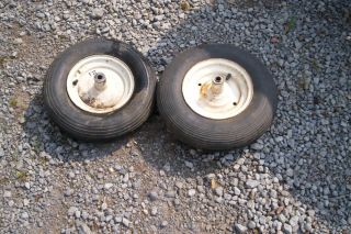 Pair of Lawn Garden Cart Tires 4 8 4 8 Schenuit Free Rims Wheels