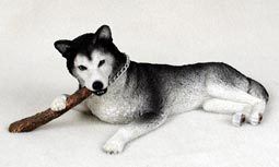 Siberian Husky Statue Dog Figurine Home Decor Yard Garden Dog Products