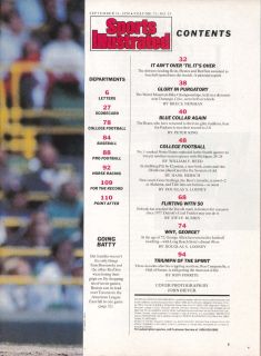 Sports Illustrated Rick Mirer Gene Stallings Cecil Fielder 9 24 1990