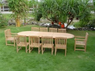  Teak Dining Garden Outdoor Patio Furniture Set 47 Wide Table