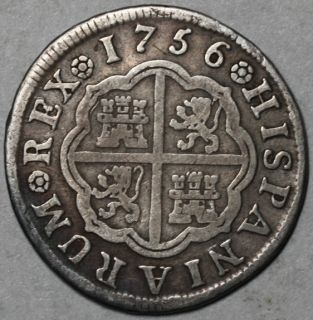  SPAIN silver 1 real (OLD US COLONIAL DIME) KING PHILIP V MADRID MINT