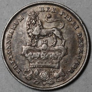 1825 George IV Sterling Silver Shilling Great Britain
