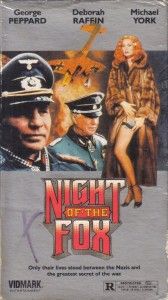 VHS Night of The Fox George Peppard Michael York