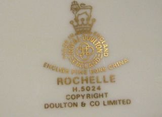 Royal Doulton China ROCHELLE H5024 Bread & Butter Plate Gold Design
