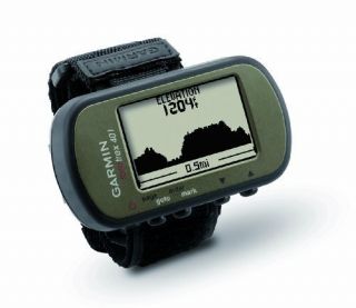 GARMIN WATERPROOF WRIST GPS SYSTEM FOR HIKING COMPASS & BAROMETER