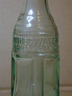 Vintage 1923 Coca Cola Soda Water Bottle from Elkins, WV. Excellent