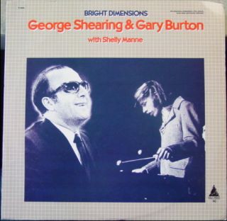 George Shearing Gary Burton Bright Dimensions LP 1984