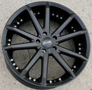 Gianelle Spidero 5 20 Black Rims Wheels Honda Odyssey Pilot 20 x 8 0