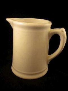 Old w s George Hotel Pottery Stoneware Pitcher Ironstone Heavy
