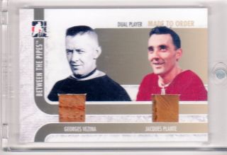 GEORGES VEZINA JACQUES PLANTE GU PAD 08 09 ITG BTP MADE TO ORDER 1 1