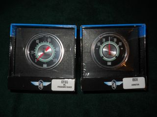  Warner 2 5 8 Oil Amp Green Line Gauges Used in Shelby and Yenko
