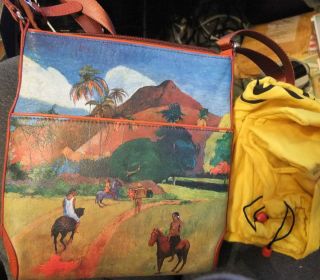 Icon Tahitian Landscape Paul Gauguin Messenger Bag
