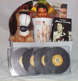 Gift Basket Elvis Presley Mug Coaster Stuffed Dog Candy Frame Any