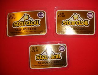 Barbie Stardoll 150 Stardollars Gift Card