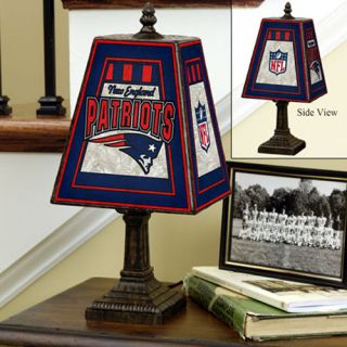 click an image to enlarge new england patriots logo art glass table