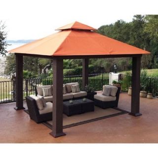 New Resort Style 12 x 12 Outdoor Backyard Gazebo Sun Shelter Canopy