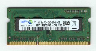 Samsung 1GB PC3 8500 DDR3 1066MHz Laptop Notebook Netbook Memory RAM