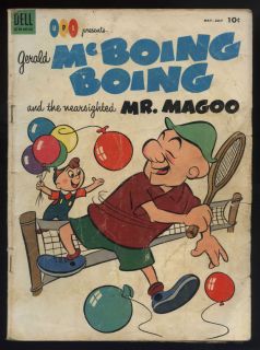 GERALD McBOING BOING And The NEARSIGHTED MR. MAGOO #4 July 1953 DELL