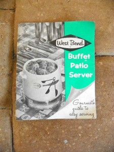  Westbend Bean Pot Stoneware Crock Pot Slow Cooker Buffet Server