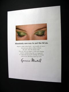 Germaine Monteil Cake Eye Shadow 1968 Print Ad