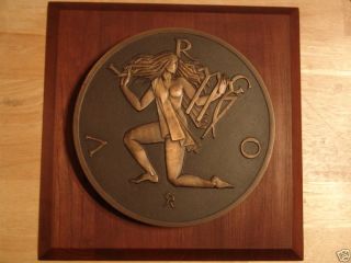  Sculptured Art Plaque 1970 by Gilroy Roberts 1905 1992 Only 300