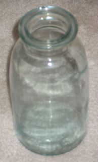 Baker Bros Co Baltimore Glass Wax Sealer Fruit Jar 2 Quart Circa 1875