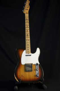 Vintage 1978 Fender Telecaster Sunburst Guitar Mods GRLC949