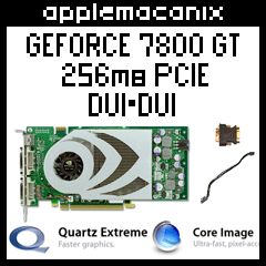 New Mac G5 NVIDIA GeForce 7800GT 256MB PCIe Video Card