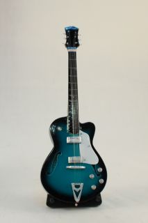 Mini Guitar Epiphone Gibson Archtop Turquoise