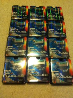 Gillette Fusion ProGlide Blades  12 Packs of 8  96 Blades  FAST