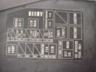  90 Geo Storm Fuse Panel Cover