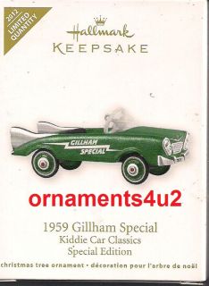 Hallmark 2012 LImited 1959 Glllham Special Kiddie Car Classics