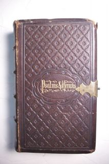 RARE 1843 Psalms and Hymns Tooled Leather Beauty