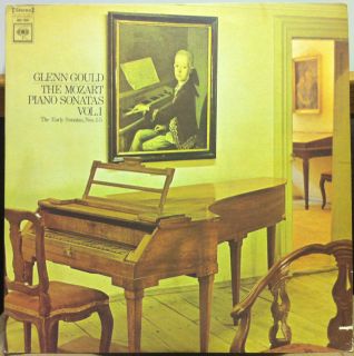 GLENN GOULD mozart early piano sonatas vol 1 LP VG+ MS 7097 Vinyl