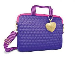 Justin Bieber Girlfriend Laptop Bag Case Purple