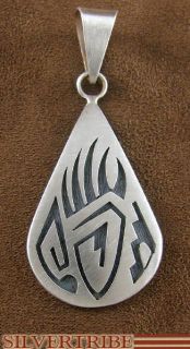 search our store hopi george phillips silver bear paw slide pendant