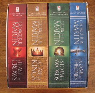 Game of Thrones Boxed Set George R R Martin Paperback 4 Books New
