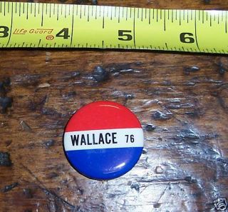 George Wallace 76 Presidential Political Pin