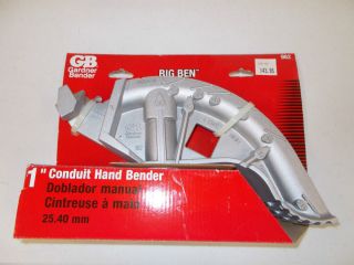 Gardner Bender Model 962 1 Conduit Bender