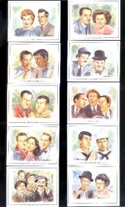 Partners Film Stars Complete Set of 20 1991 3 Stooges Laurel and Hardy