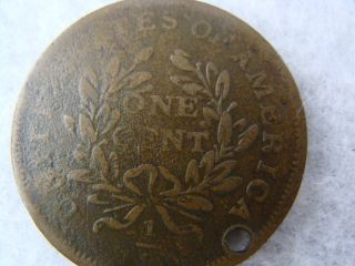 Antique 1783 George Washington 1 Cent Copper Colonial Coin