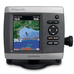 Garmin GPSMAP 421s 4 Waterproof Marine GPS and Chartplotter Sonar 010