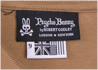 Psycho Bunny Robert Godley Mens Pima Polo Shirt Size 9 3XL New Mocha